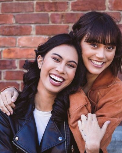 Actress Dia Frampton and Actress Ashley Argota