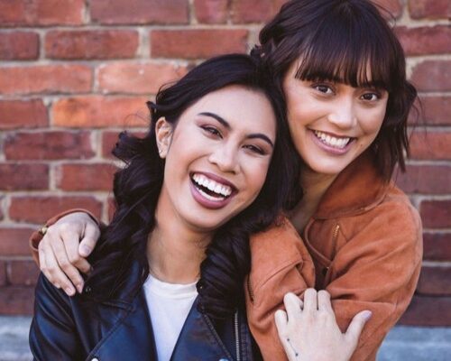 Actress Dia Frampton and Actress Ashley Argota